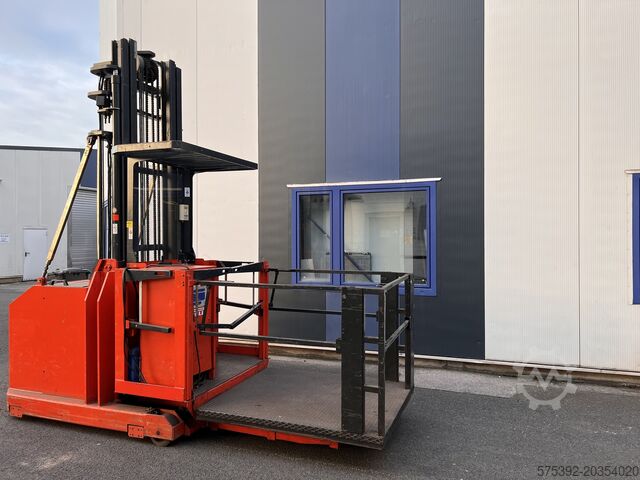 Dar koridorlu forklift, yüksek raf forklift Linde V10