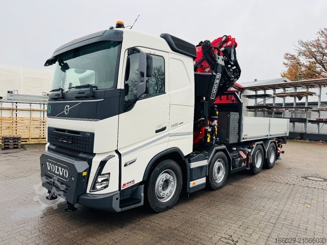 Zware vrachtwagen VOLVO FH 500 8x4 Kran F710 RA2.27 Jib & Winde Sofort
