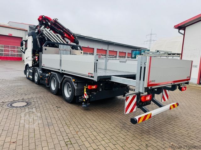 Zware vrachtwagen VOLVO FH 500 8x4 Kran F710 RA2.27 Jib & Winde Sofort