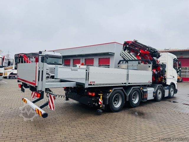 Zware vrachtwagen VOLVO FH 500 8x4 Kran F710 RA2.27 Jib & Winde Sofort