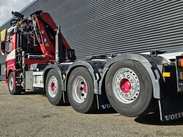 Vrachtwagen met kraan Volvo FM 420 8x2 / HIAB HOOKLIFT + 30 t/m CRANE - KRAN