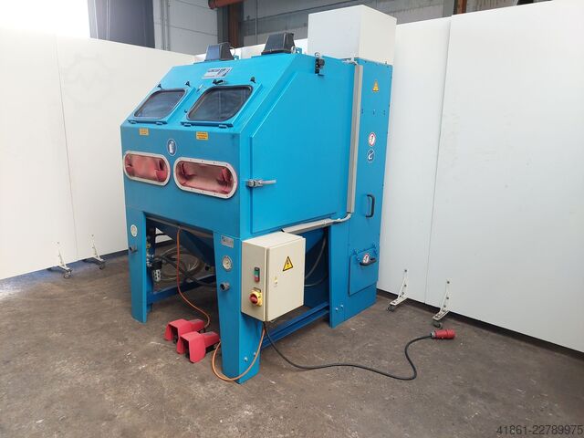 Cabina di sabbiatura doppia con recupero AUER ST 1200 J-DUO