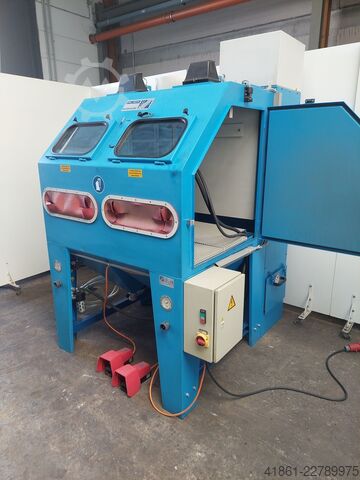 Cabina di sabbiatura doppia con recupero AUER ST 1200 J-DUO