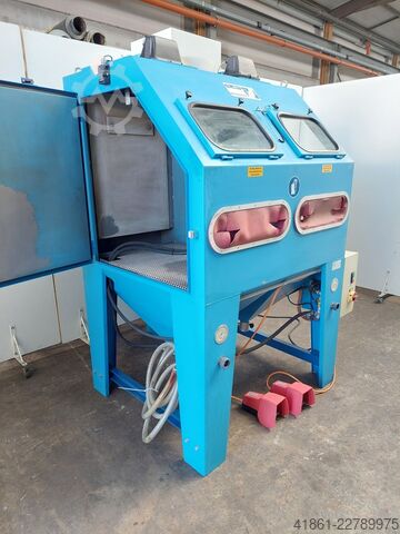 Cabina di sabbiatura doppia con recupero AUER ST 1200 J-DUO