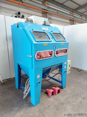 Cabina di sabbiatura doppia con recupero AUER ST 1200 J-DUO