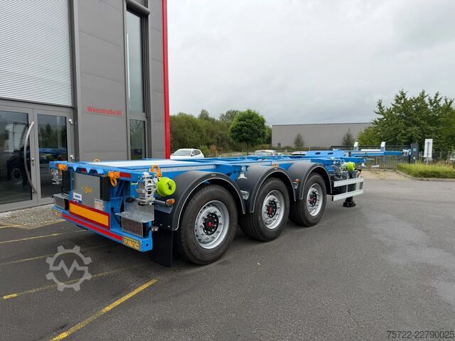Transporte de contenedores PAVIC STAR Containerchassis Teleskopierbar 20" 40" 45...