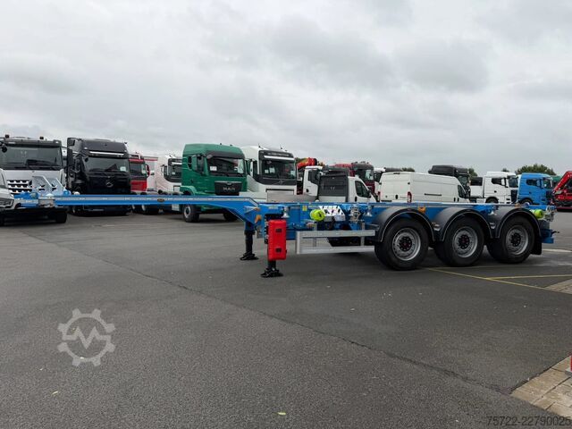 Transporte de contenedores PAVIC STAR Containerchassis Teleskopierbar 20" 40" 45...