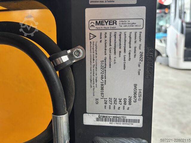 Gaffeljusteringsudstyr med sideforskydning Meyer 6-0125G-EU