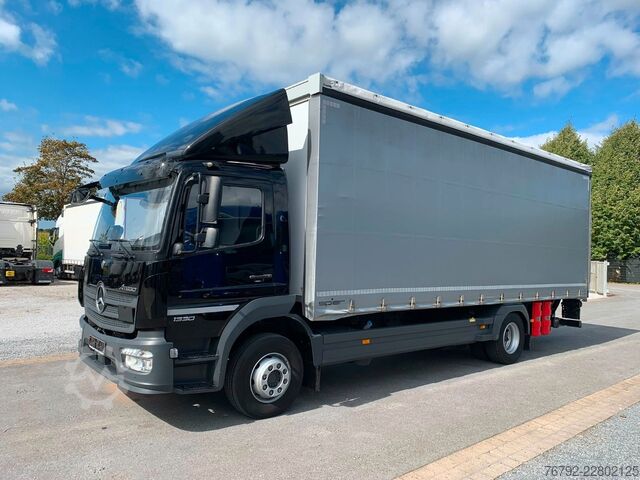 Ladbil med lad MERCEDES-BENZ 1330 L Atego4 Pritsche 7,2m/LBW/Edscha/AHK/Klima