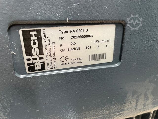 Rotary vane vacuum pump pump Busch R5 RA 0202 D