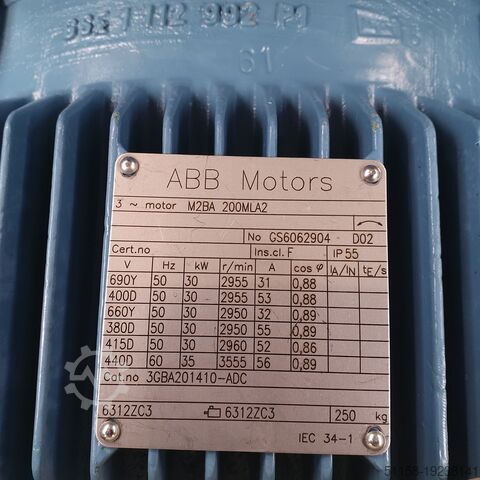 Radiaalventilator 30 kW, 15.000 m³/u Ferrari ELVE ART 631 N4A LG0