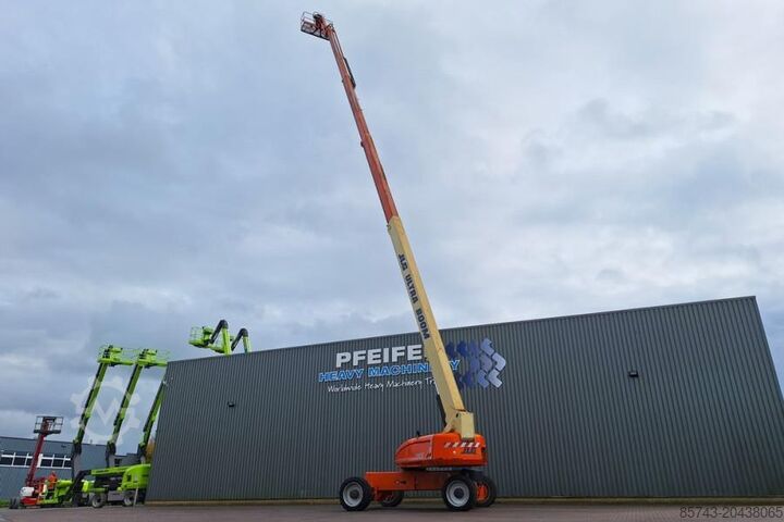 Leddelt teleskopisk arbejdsplatform JLG 1350SJP Diesel, 4x4x4 Drive 43.3m Working Height,