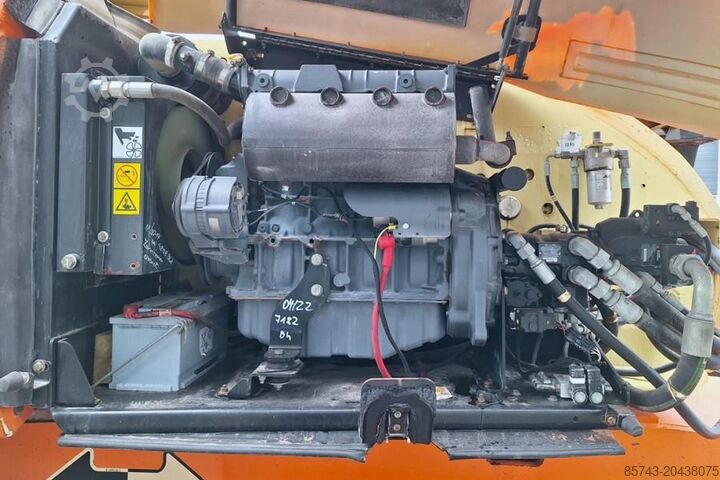 Leddelt teleskopisk arbejdsplatform JLG 860SJ Diesel, 4x4 Drive, 28.2m Working Height, 22.