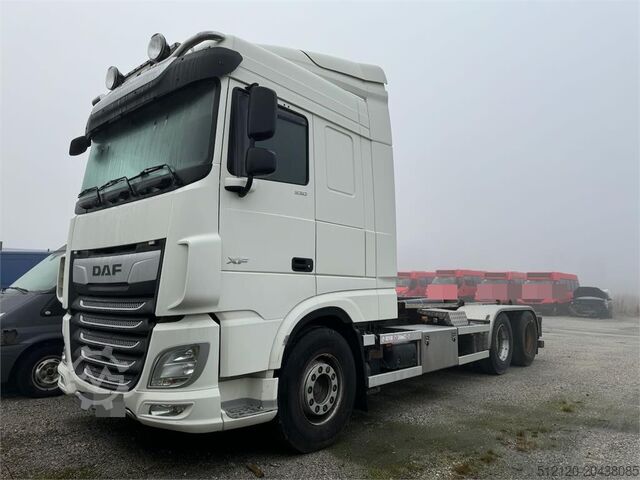 System med krogarm DAF XF530 6x2 Hook truck w/ VDL Hook WATCH VIDEO