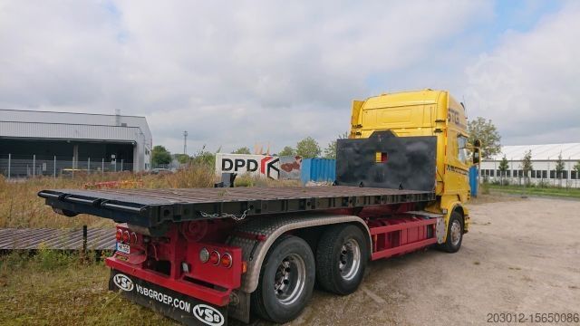 Kroklastbil SCANIA R 730 Abroller voll Luft