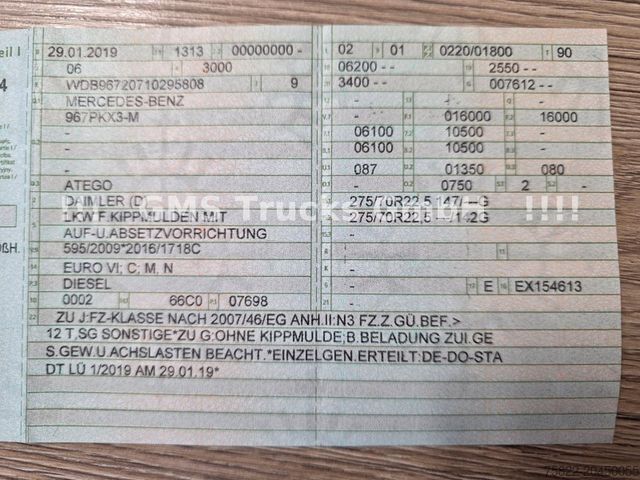 Outros MERCEDES-BENZ Atego 1630 / Load 8,4ton / Gergen Tele