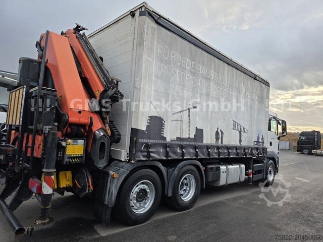 Grue montée sur camion MAN TGS / NUR149km / 31m Palfinger Kran PK 34002+Jib