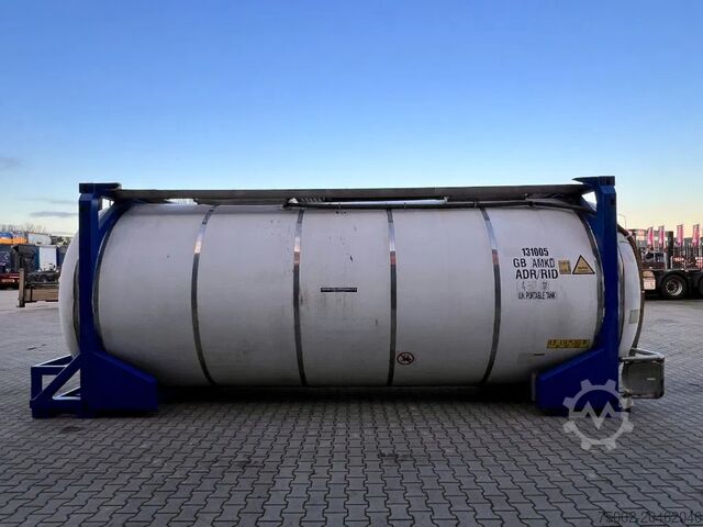 Tartálykonténer CPV 30.890L, steam heating, UN PORTABLE, T7, 5Y+CSC...