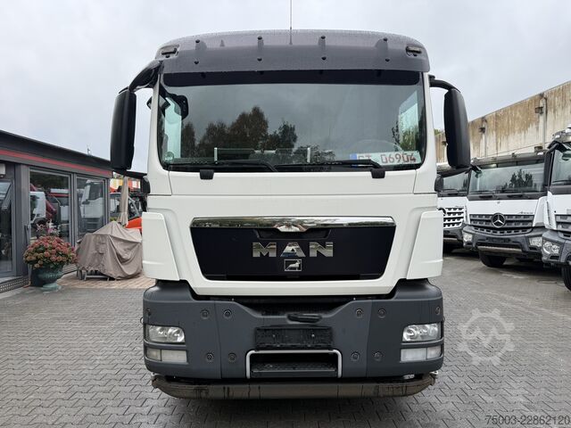 Grue montée sur camion MAN TGS 26.400 6X2 Kipper mit Kran Hiab 166-3