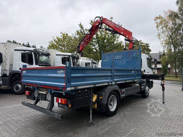 Camion plateau Mercedes-Benz Atego 1623 4X2 Kran Fassi F135
