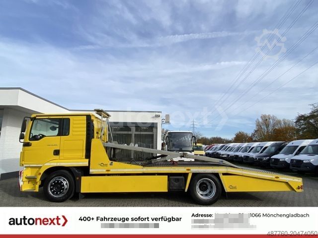 Takelwagen MAN TGM 18.320 Autotransport/Doppelstockaufbau+ Bett