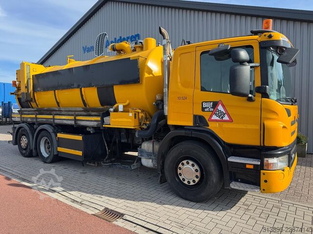 Emme aracı Scania P360 6x2 Saug- / Druck, Vacuum, 15.000 Ltr + 1...
