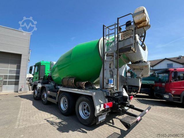 Betonmixer vrachtwagen MAN TG-S 32.400 8x4 BB Betonmischer Stetter 9m³ deut