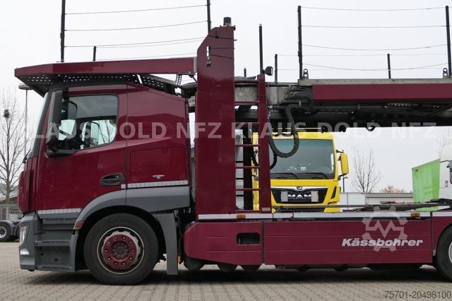 Autószállító teherautó MERCEDES-BENZ Actros 2443 Retarder  Kässbohrer Supertrans