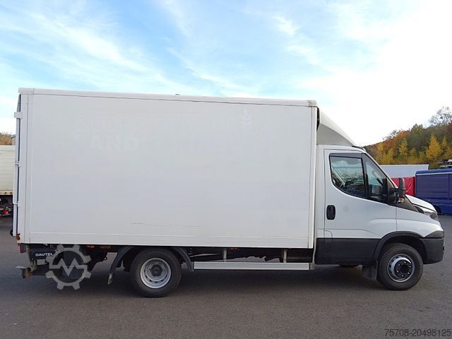 Vrachtwagen met bakwagen IVECO 72 C 17 Daily*4,2m Schiebeplane li Koffer re*LBW