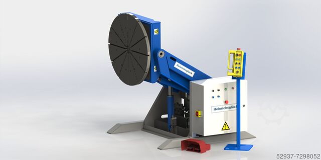 Table de soudage / table tournante / table oscillo-basculante Heinrichsglück DKH1.000-P850