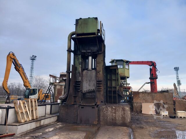 Prensa de sucata Tesoura de prensa de sucata 850ton Arnold HS850 850 t metal shear baler press