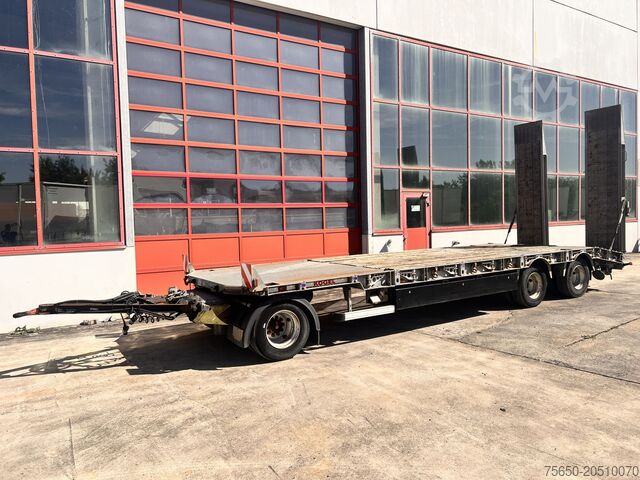 Dieplader oplegger Kögel AT 30 3 Achs Tieflader 8,5 m