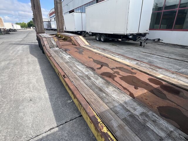 Semirremolque de plataforma baja LANGENDORF SATBUE 30/38 3 Achs Tiefbett- Satteltieflader