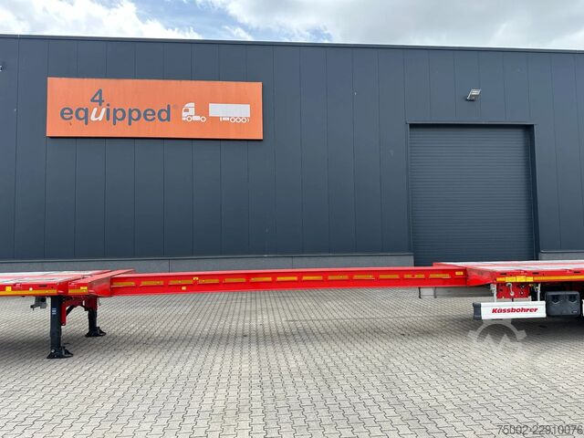 Remorque à plate-forme Kässbohrer LOWBED new and unused Heavy-Duty flatbed / 690c...