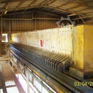 Filtro prensa de câmara Netzsch Kammerfilterpresse 1500/90