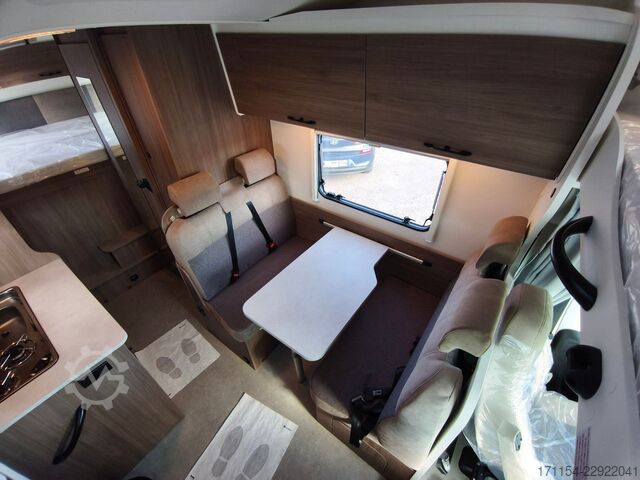 Autorulotă cu alcovă CARADO A 364 Makise, Navi, Lithium,6 Personen Zulassung