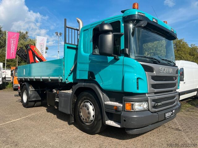 Żuraw samochodowy SCANIA P320 Kipper Funk-Kran PK11002*36Tkm*Euro6*AHK*