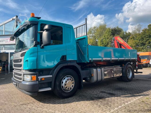 Żuraw samochodowy SCANIA P320 Kipper Funk-Kran PK11002*36Tkm*Euro6*AHK*