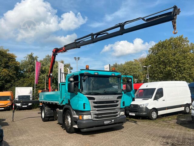 Żuraw samochodowy SCANIA P320 Kipper Funk-Kran PK11002*36Tkm*Euro6*AHK*