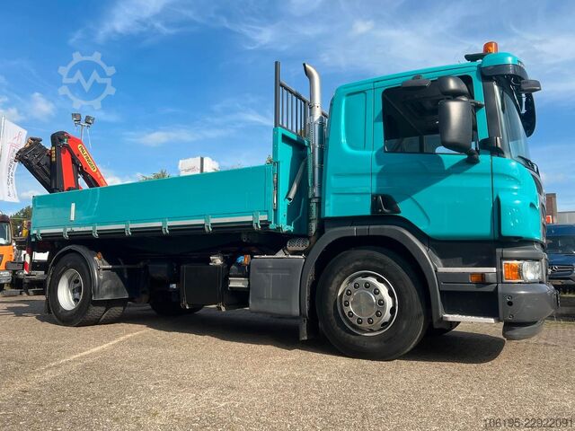 Żuraw samochodowy SCANIA P320 Kipper Funk-Kran PK11002*36Tkm*Euro6*AHK*