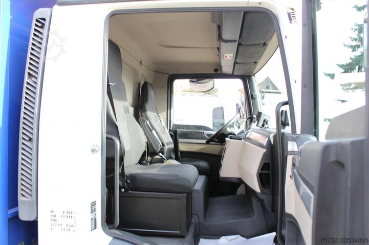 Ladbil med presenning MAN TGL 12.220 Plane-Koffer 7,5 m LBW Klima 199TKm