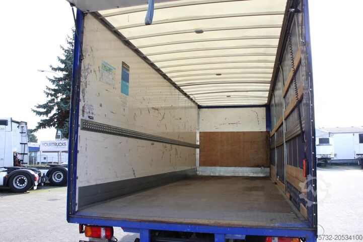 Ladbil med presenning MAN TGL 12.220 Plane-Koffer 7,5 m LBW Klima 199TKm