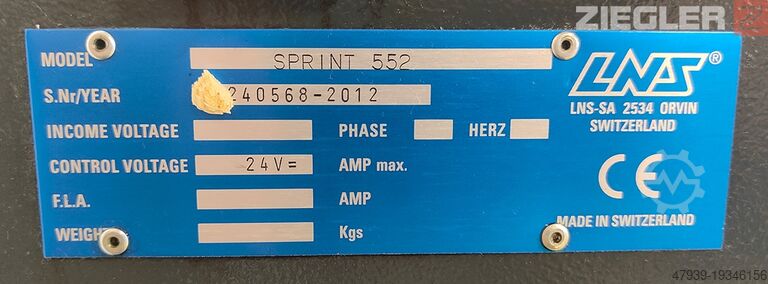 Drehzentrum + Stangenlader Ergomat TNG 32 + LNS Sprint 552