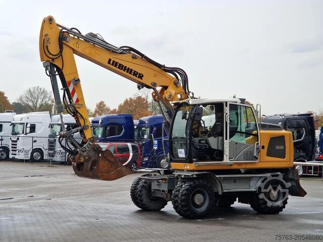 Mobiele graafmachine Liebherr A916 - 110 KW - Central Greasing - Camera