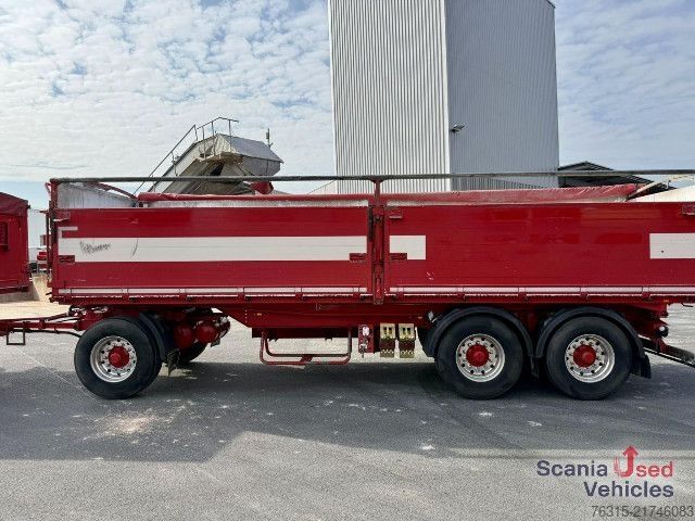 Kiper kamion Scania R540 NB - KEMPF 2-Seitenkipper Getreide / Baustoff