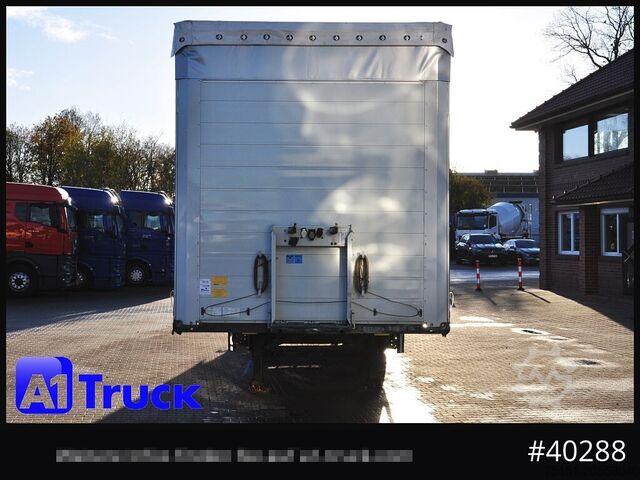 Auflieger mit Pritsche & Plane SCHMITZ S01, Code XL, verzinkt, neue Plane, Liftachse