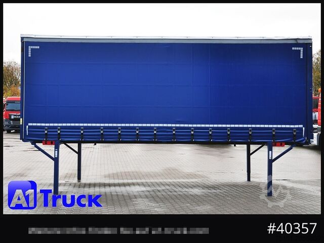 Wechselbrücke mit Pritsche & Plane KRONE Wechselbrücke 7,45, Code XL, Bordwand, neue Plane