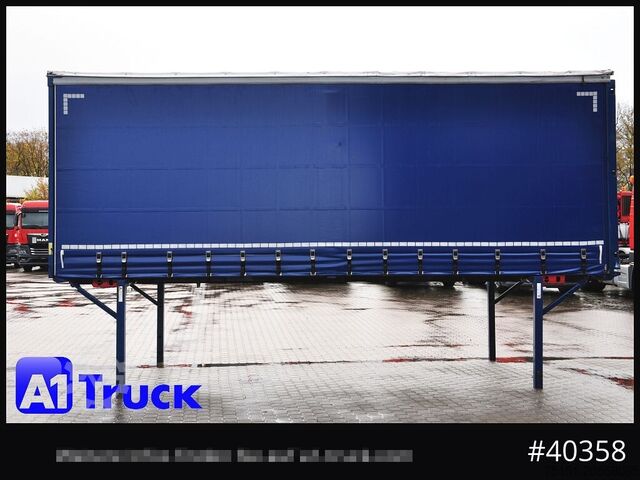 Wechselbrücke mit Pritsche & Plane KRONE Wechselbrücke 7,45, Code XL, Bordwand, neue Plane