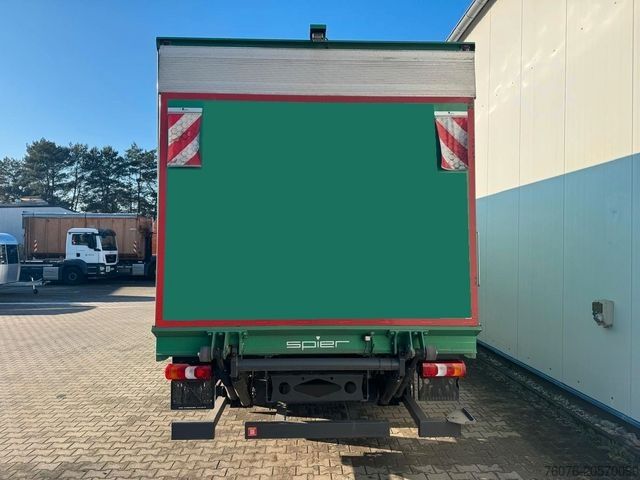 Kassevogn MERCEDES-BENZ Atego 1524 L 7.2 m Koffer LBW2t Seitentür Kamera