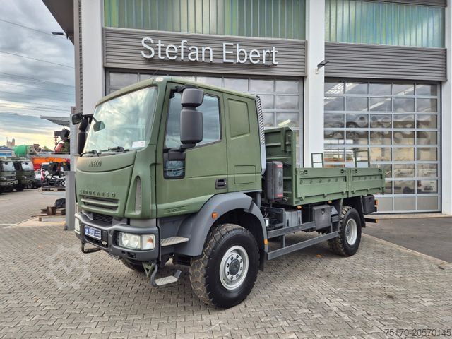 LKW mit Pritsche (offen) IVECO Eurocargo ML100E22WM-BW 4x4 Pritsche L-Haus Bett